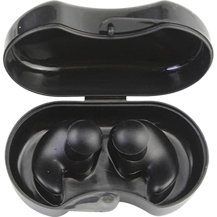 Bouchons d'oreille de natation imperméables et réutilisables en Silicone, bouchons d'oreille de natation pour adultes noir
