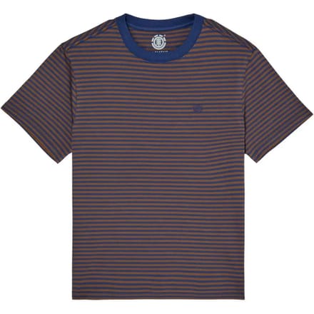 Element Icon Embroidery T-shirt Met Korte Mouwen Bruin 12 Years Jongen