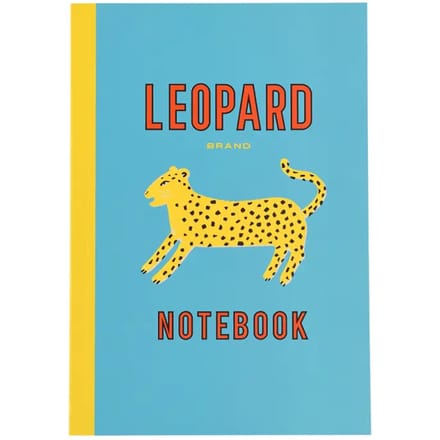 a5 notitieblok Rex London Ligné Léopard