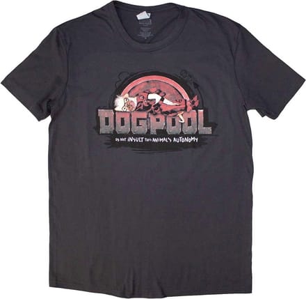 Marvel Deadpool - Dogpool Autonomy Heren T-shirt - M - Grijs