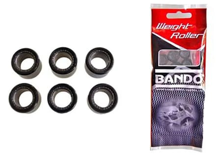 Bando 22270332 Ø20x12 9gr Variatorrollen Zilver