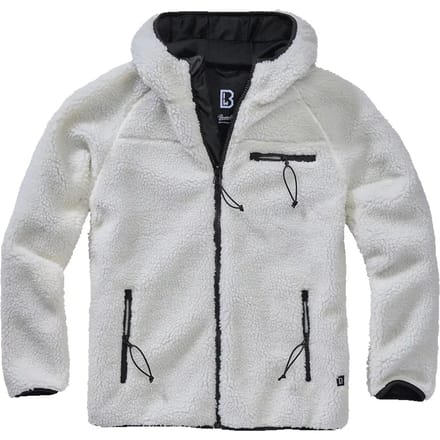 Brandit - Teddyfleece Worker Jacket - S - Wit