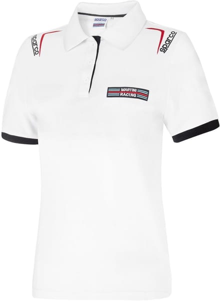 Sparco Martini Racing Martini Racing Dames Poloshirt - Wit