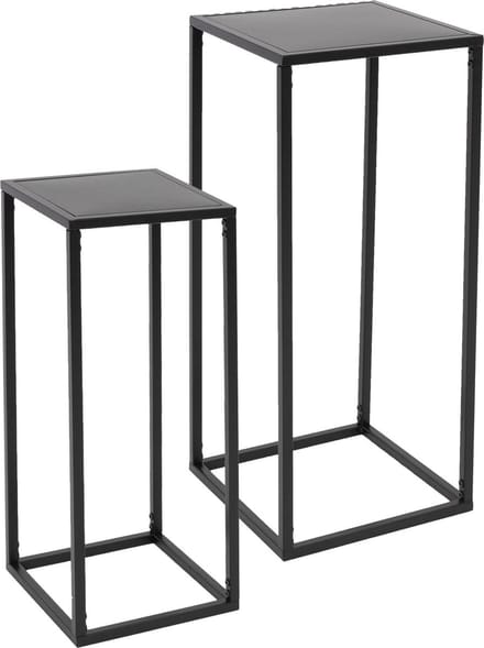 Bloemstandaard Set van 2 Metalen Bloempot