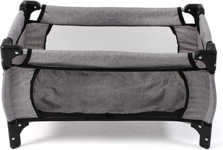 Reisbed deluxe voor poppen in trendy jeans design