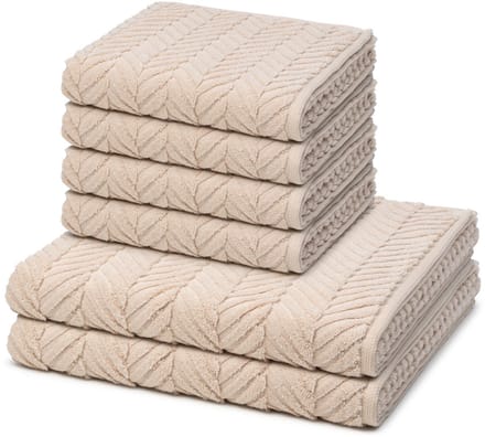 Ross Sonstiges 4 X handdoek 2 X douchehanddoek - in set 6 pack Sensual Skin