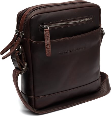 Chesterfield Arnhem Waxed Pull Up Schoudertas - Bruin