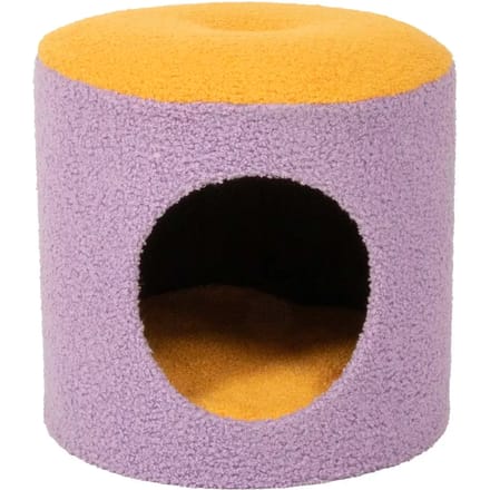 Coockoo Kattenhuisje Happy House Geel/Paars
