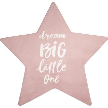 Kindertapijt wasbaar Chiko roze 120 cm stervorm
