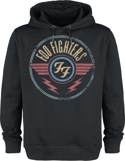 Foo Fighters Amplified Collection - Foo Fighters Air Heren Trui met capuchon - zwart - M