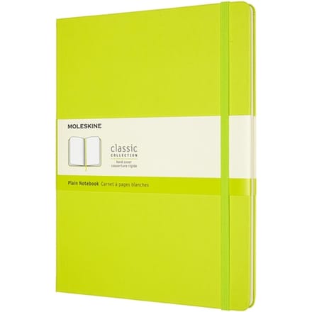 Moleskine Classic Notitieboek - Extra Large - Hardcover - Blanco - Citroen Groen