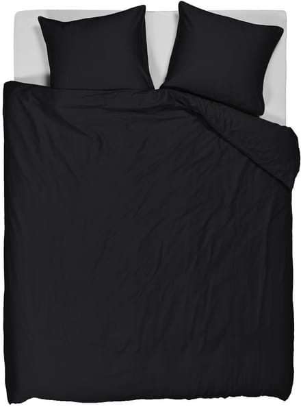 Beddinghouse Change dekbedovertrek - Effen - Lits-jumeaux - 240x200/220 - Black