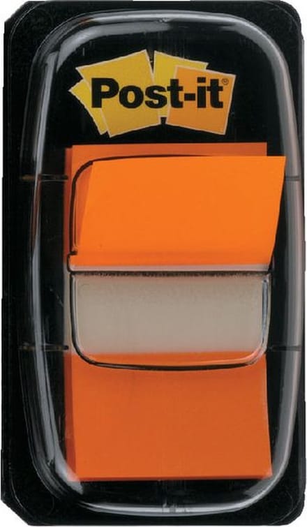 Indextabs post-it 680 25.4x43.2mm oranje | 12 stuks