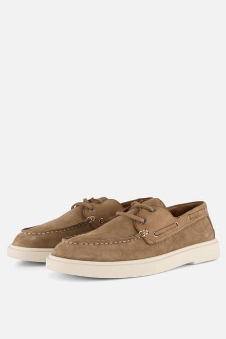 Vertice Rosalia Bootschoen taupe Suède - Maat 45
