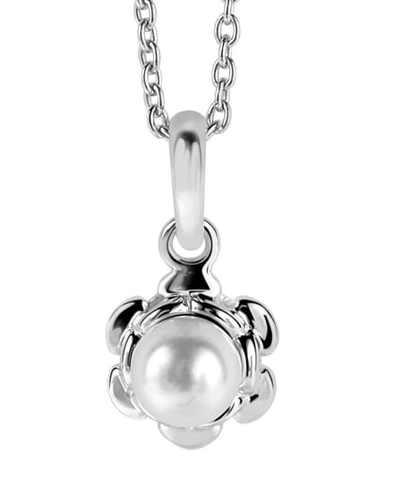 Orphelia Pendant + Chain Synth Pearl ZH-6021