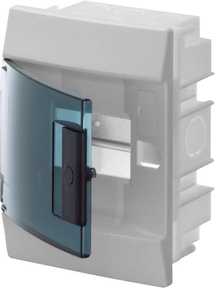 Inbouw Groepenkast - Verdeelkast Elektra - Installatie Elektra - Transparante Deur - 41 Modulen - Wit