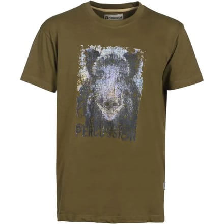 T-shirt bedrukt met wild zwijn PERCUSSION