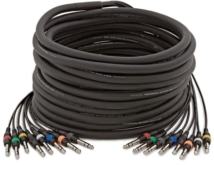 8-weg Jack Audio Kabelboom, 10 meter