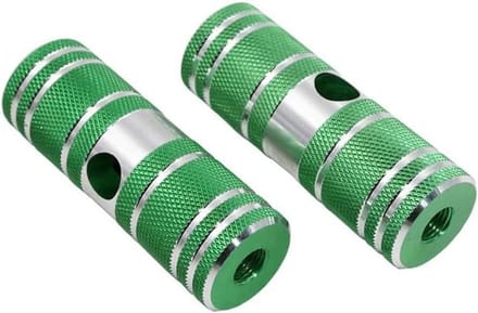 Fiets Pegs - Voetsteun Pedaal - Mountainbiken - Antislip Textuur - 7 x 2.5 cm - Groen