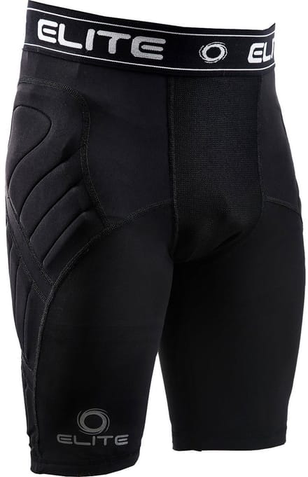 Elite Sport Body Shield Compression Keepershort Kinderen - Zwart | Maat: 14