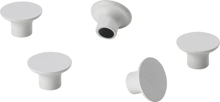 Zone A-Collection magneten set van 5 soft grey