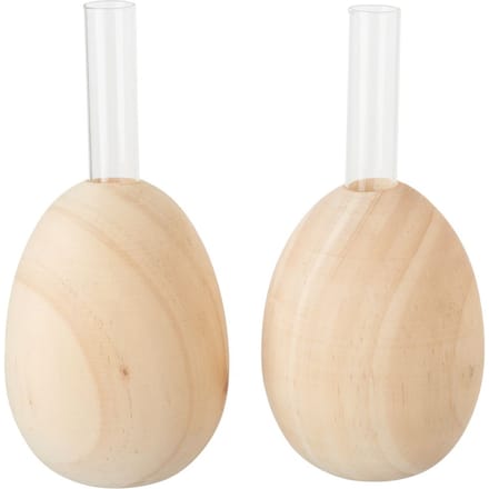 VBS Vaas reageerbuishouder "Houten Ei"