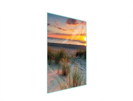 TMK ArtDeko - Snijplank - 35x52 cm - Glas - Strandmotief