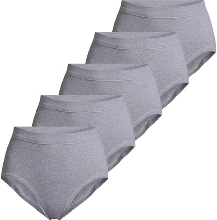 ESGE Dames tailleslip 5 pack Basic - à fines côtes