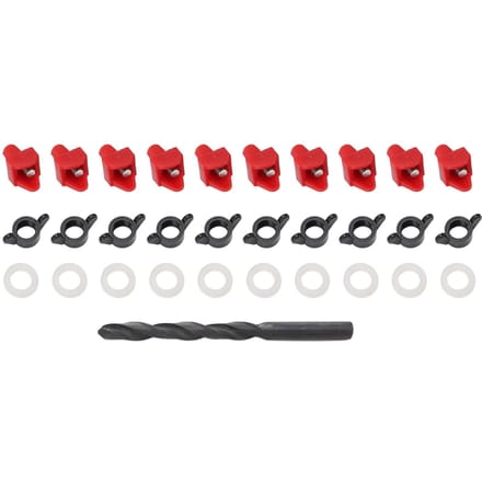 Horizontale Kip Waternippels Plastic Automatische Pluimvee Waterbak Kit voor Pijp Emmer red