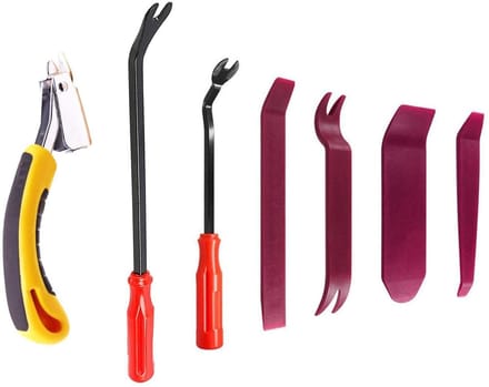 Dailygoods- Nietverwijderaar 7-delig - Nagelverwijderaar - Nietjesverwijderaar - Multifunctioneel - Robuust - Duurzaam