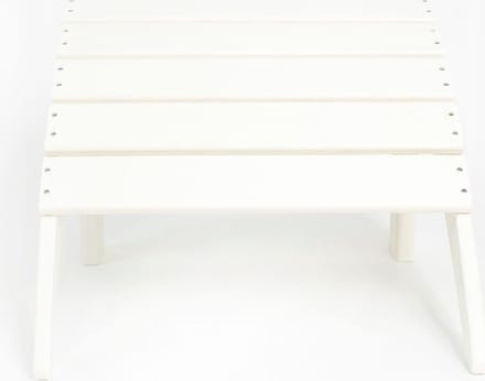 Sissy-Boy - Witte fanback chair voetenbankje