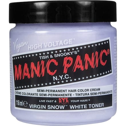 Manic Panic Semi-Permanent Hair Color Cream Virgin Snow Toner 118 ml