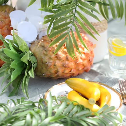 Kunstmatige decoratieve ananas 26 cm - Misleidend realistisch kunstfru