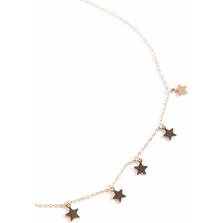 Halsketting met ster hanger vrouw 24 Colours