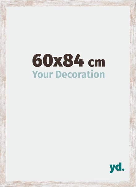 Your Decoration - Fotolijst 60x84 cm - MDF - White Wash - Catania