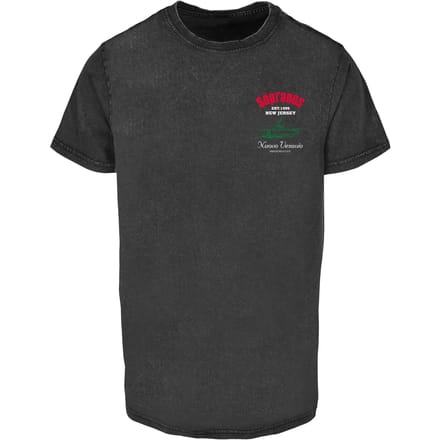 Merchcode Sopranos - Nuevo Vesuvio Heren Tshirt - S - Zwart