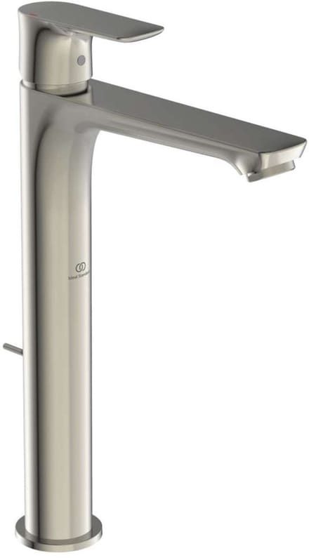 Ideal Standard Connect Air - Slim wastafelkraan met waste, Silver Storm A7025GN