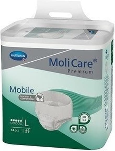 Hartmann Molicare Mobile 5 druppels Large - 1 pak van 14 stuks