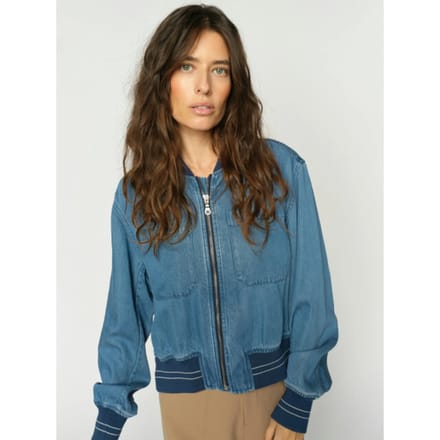 Mos Mosh 176620 405 mosmosh mmcate onyx jacket light blue denim