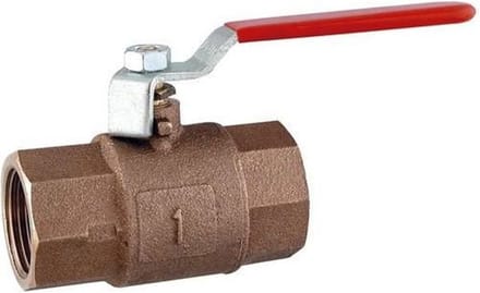 Kogelklep in brons 1 1/2 draad (GS30695)
