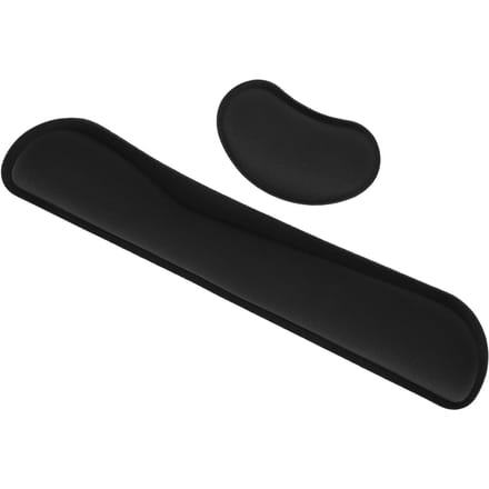 Polssteun Pad Memory Foam Ergonomisch Antislip Muis Toetsenbord Kussen Ondersteuningsset black