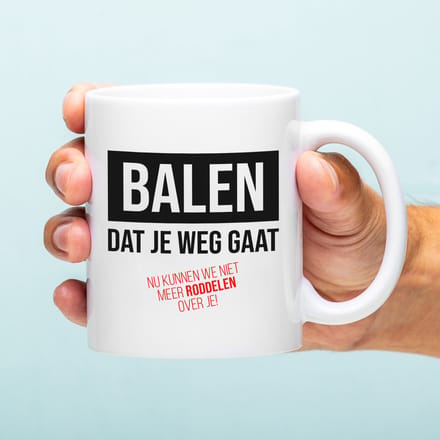 Ditverzinjeniet.nl Mok Balen dat je weg gaat