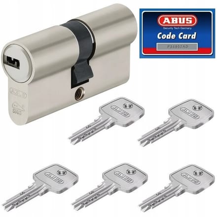 ABUS D10 Cilinderslot 30/60mm Nikkel, 90mm, Klasse C Veiligheid