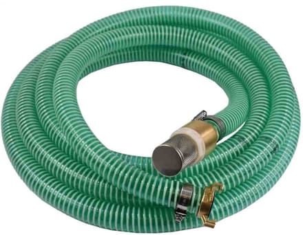 Zuigslang en Drukslang Set, 25mm, 2m, met aanzuigkorf