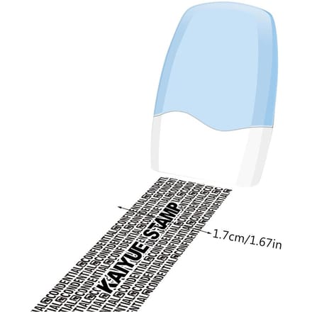 Identiteitsbescherming Rollerstempels Roller Identiteitsdiefstal Preventie Veiligheidsstempel Vertrouwelijk en Adresblokker white