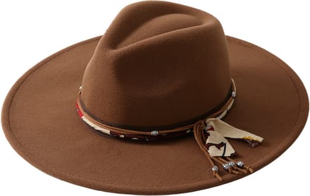 Emilie collection - hoed - fedora - bruin - ibiza