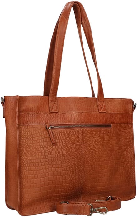 DIMAGINI Lana Croco Workbag 15.6 cognac