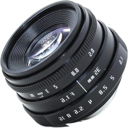 Camera Lens - CCTV Lens - Scherpe Beelden - Handmatige Iris - 35 mm - Zwart