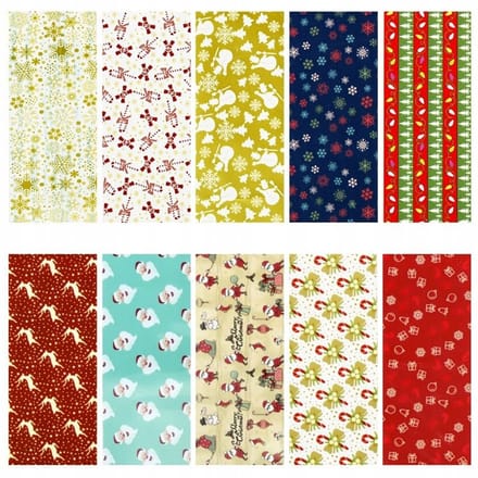Frezarkowo - Transferfolie Set - Kerstmis - 10x4cm - Meerdere Designs
