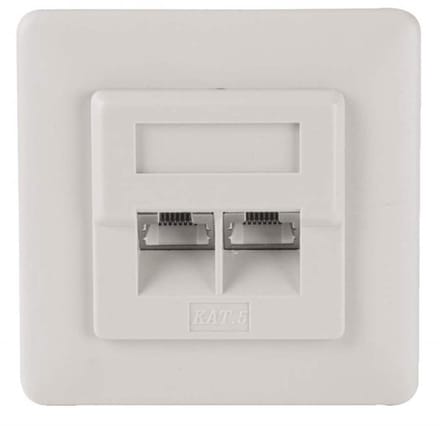 Cat 5e modulaire wandcontactdoos